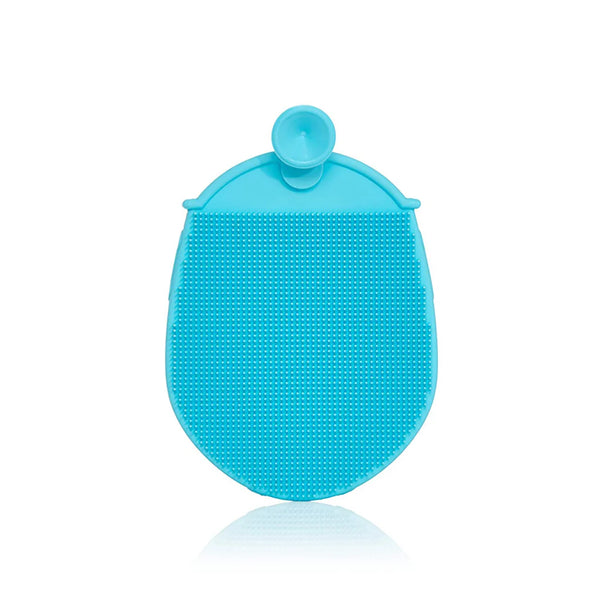 Frida Baby DermaFrida the Bath Mitt, Toddler Silicone Quick-Dry Body Bath Brush - Blue