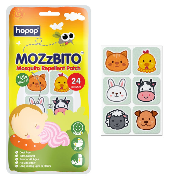 "Kids mosquito repellent patches – safe, chemical-free MoZzbito patches"