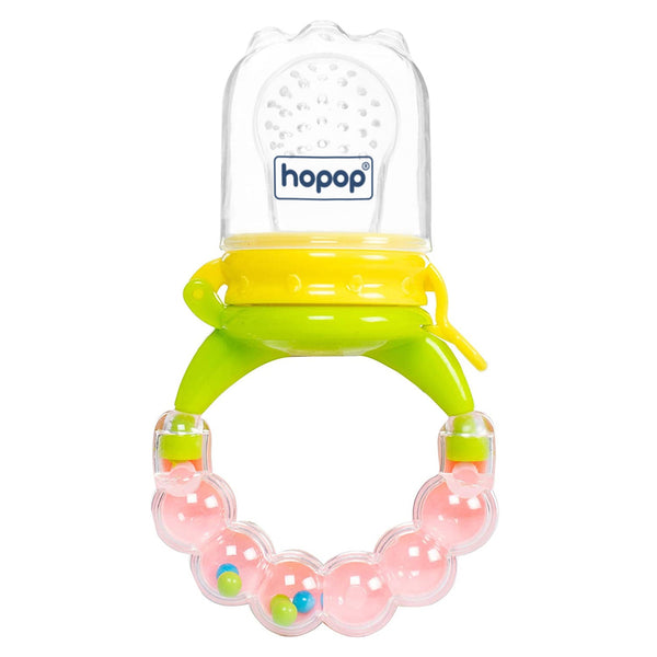 BPA-free baby food nibbler and teether combo