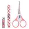 Gentle baby nail cutter and grooming kit