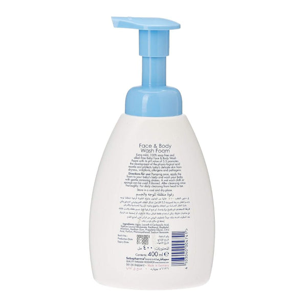 Face & Body Foam Wash White - 400 Ml - dezinekids.com