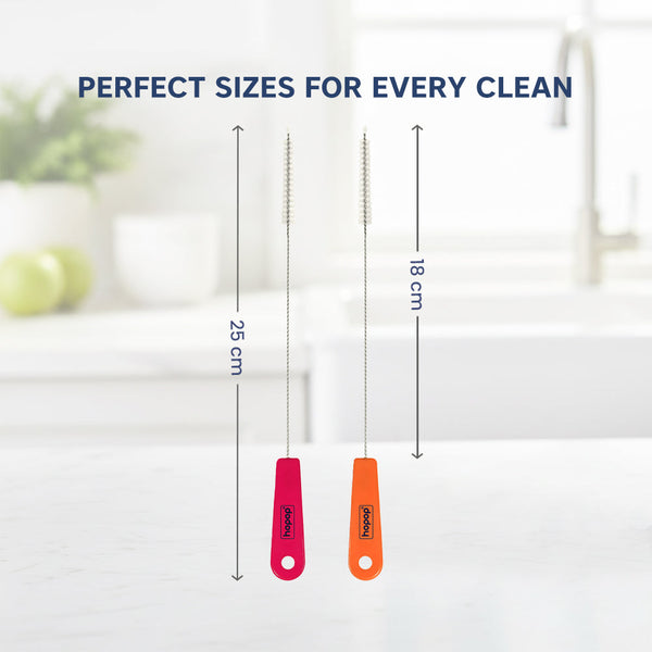 Hopop Easy Straw Cleaning Brush – Pack of 2 - Dezine Kids