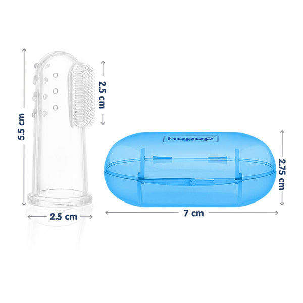 Hopop Baby Finger Brush With Case - Dezine Kids