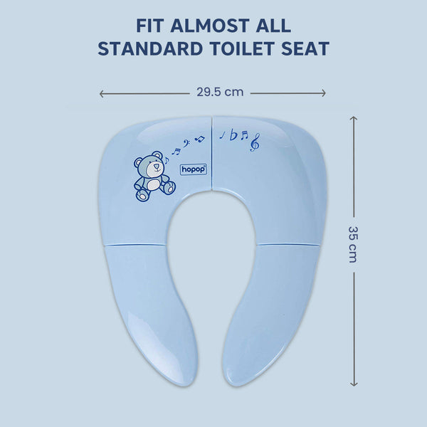 Hopop Foldable Travel Potty Seat for Kids – Safe, Portable & Hygienic - Dezine Kids
