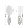 Hopop Baby Soft Bristle Hair Brush & Rounded Teeth Comb Set - Dezine Kids