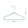 Hopop Non-Slip Velvet Baby Clothes Hangers – Pack of 6 - Dezine Kids