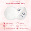 Hopop Disposable Nursing Breast Pads, Soft & Leak-Proof for Moms, 30 Pcs - Dezine Kids