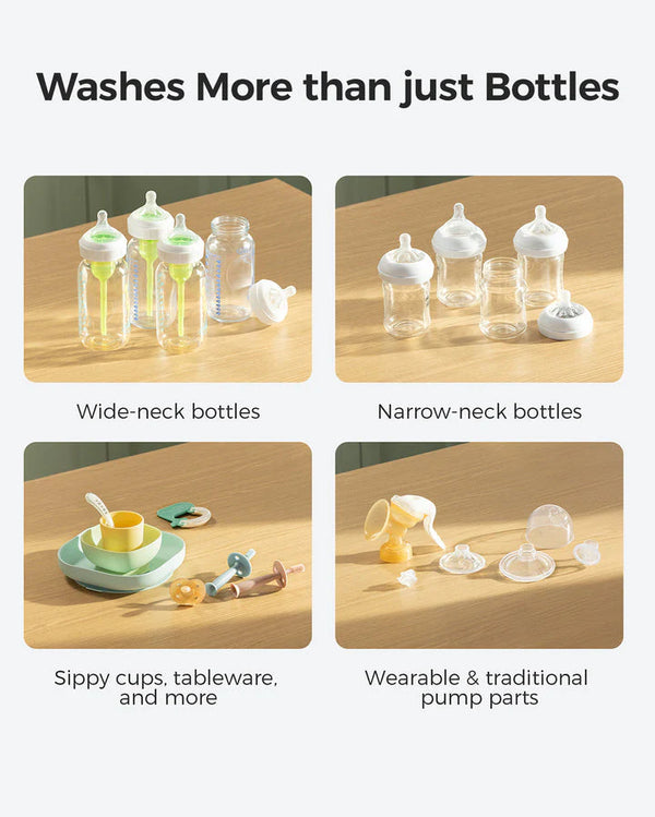 Momcozy KleanPal Pro Baby Bottle Washer and Sterilizer, One Touch Operation, 9 Cleaning Mode