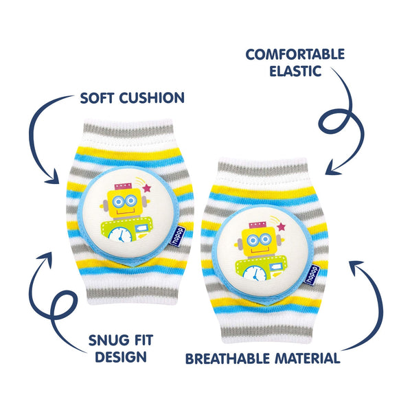 Hopop Anti Slip Elbow & Knee Pads for Crawling Baby - Dezine Kids