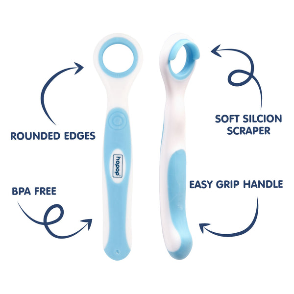 Hopop Soft & Gentle Rounded Edges Tongue Cleaner