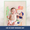 Hopop Multipurpose Baby Massage Mat,Waterproof Diaper Changing Mat - Animal
