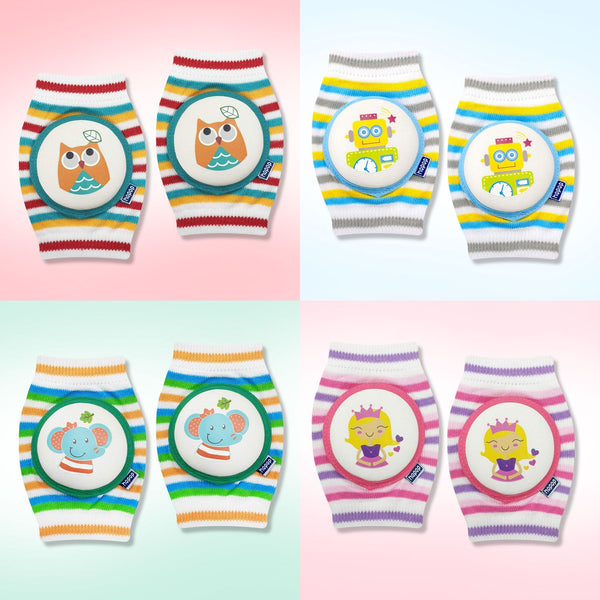 Hopop Anti Slip Elbow & Knee Pads for Crawling Baby - Dezine Kids
