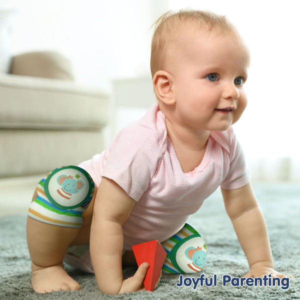 Hopop Anti Slip Elbow & Knee Pads for Crawling Baby - Dezine Kids