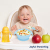 Hopop Silicone Bowl & Spoon with Suction Base & Snap on Lid - Dezine Kids