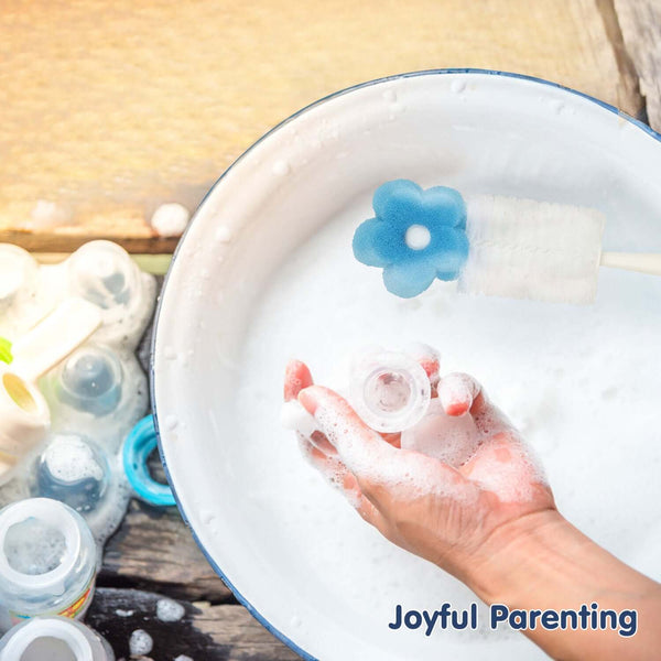 Hopop Bottle & Nipple Sponge Cleaning Brush - Dezine Kids