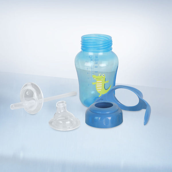 Hopop Spill-Proof Sipper Cup with Spout & Straw – 210 ml - Dezine Kids