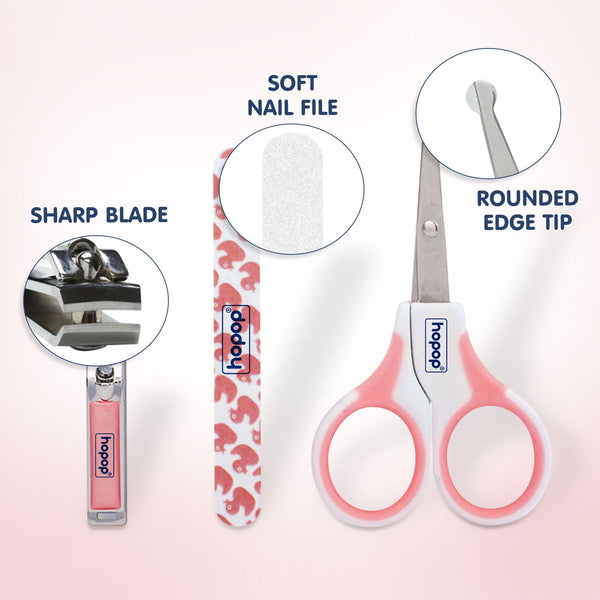Hopop Safety Nail Care Set for Babies – Gentle & Easy Grooming Kit - Dezine Kids