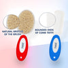 Hopop Natural Soft Bristle Hair Brush & Rounded Teeth Comb Set - Dezine Kids