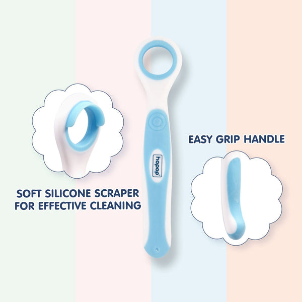 Hopop Soft & Gentle Rounded Edges Tongue Cleaner