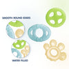 Hopop Multi-Textured, Water-Filled Cooling Teether – Pack of 3 - Dezine Kids