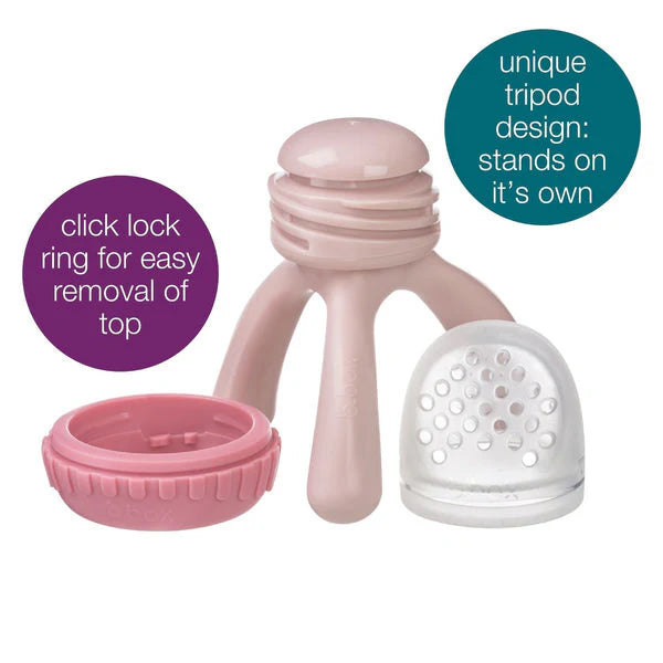 B.Box Silicone Fresh Food Feeder - Blush Pink