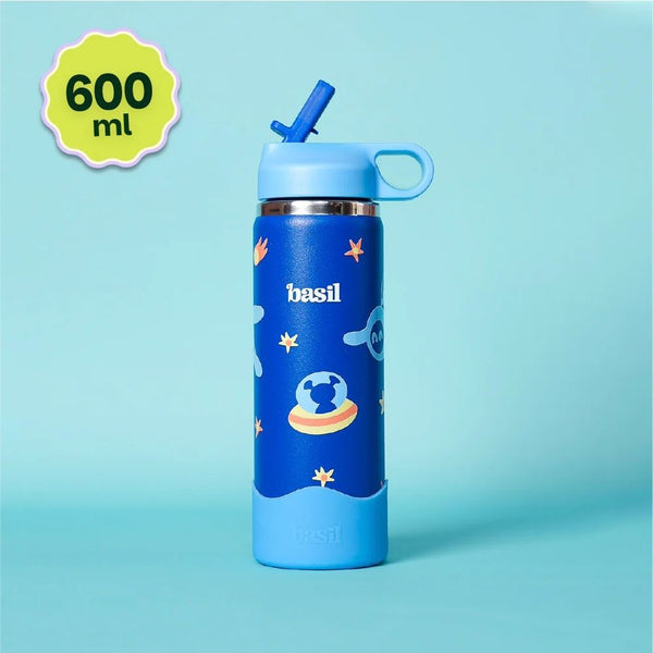 Basil Insulated Stainless steel Sipper with Loop Handle- Super Swoosh