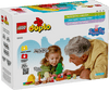 Lego Duplo Peppa Pig Camping Trip Building Playset with Canoe Toy, 2Y+ - Dezine Kids