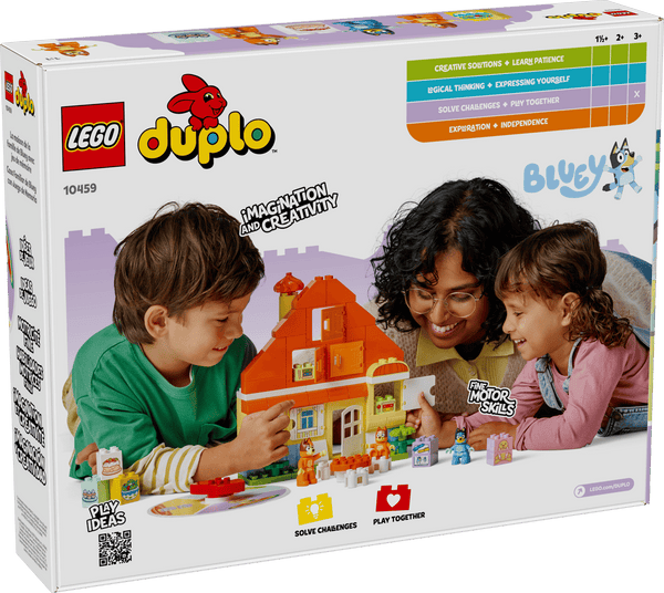 Lego Duplo Bluey's Family House with Memory Game - Dezine Kids