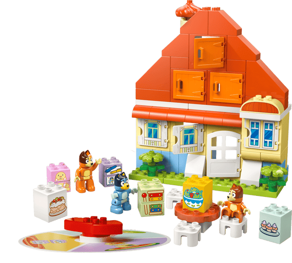 Lego Duplo Bluey's Family House with Memory Game - Dezine Kids