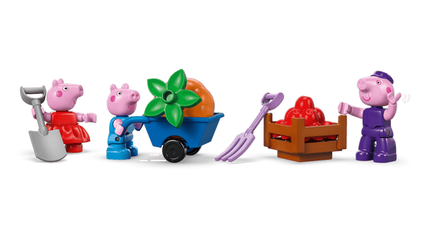 Lego Duplo Peppa Pig Grandpa Pig’s Garden and Greenhouse - Dezine Kids