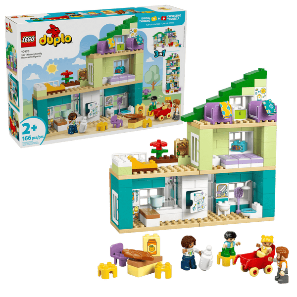 Lego 3 in 1 Modern Family House with Figures