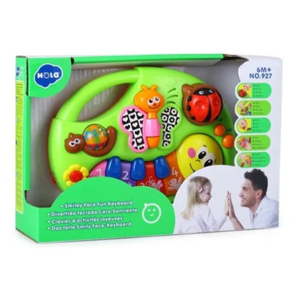 Hola Smile Face Fun Keyboard Interactive Baby Piano - Dezine Kids
