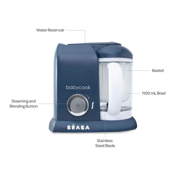 Beaba Babycook Solo 4 In 1 Food Processor - Navy