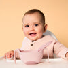 B.Box Toddler Cutlery Set Spoon and Fork - Blush Pink