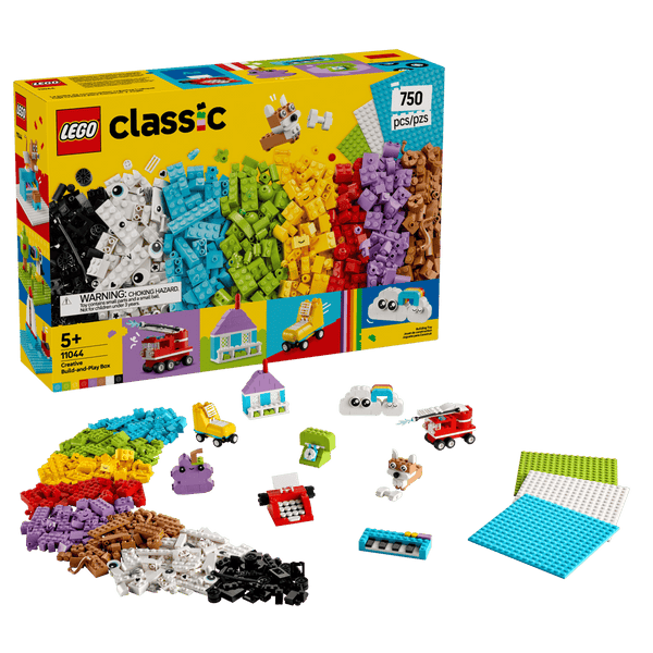 Lego Classic Creative Build and Play Box, Colorful Building Bricks Toy - Dezine Kids