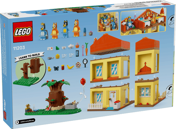 Lego Bluey Family House Playset, Home Building Kit - Dezine Kids