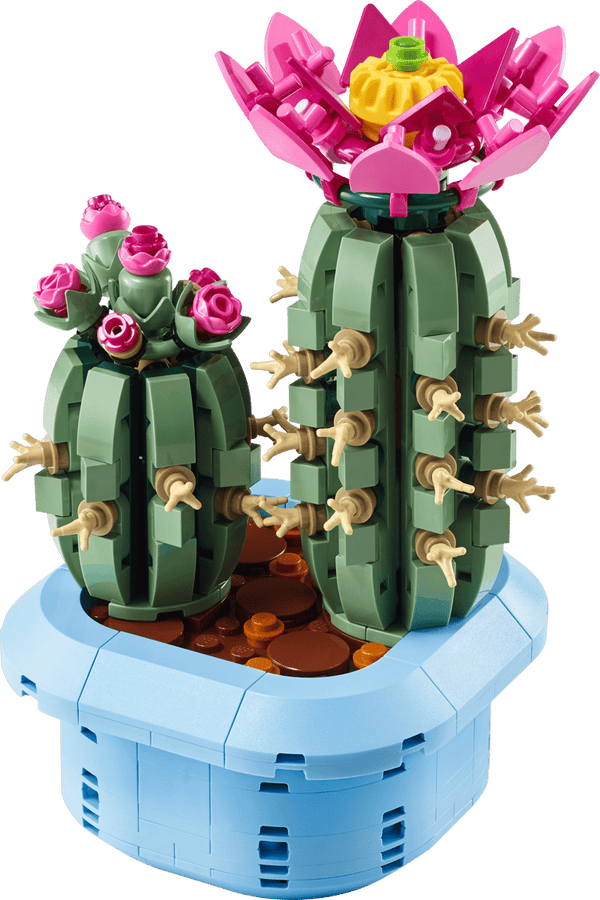 Lego Botanicals Flowering Cactus Plants Decor Building Set for Kids - Dezine Kids