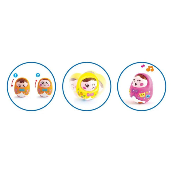 Hola Tumbler Doll Musical Roly Poly Toy for Babies - Dezine Kids
