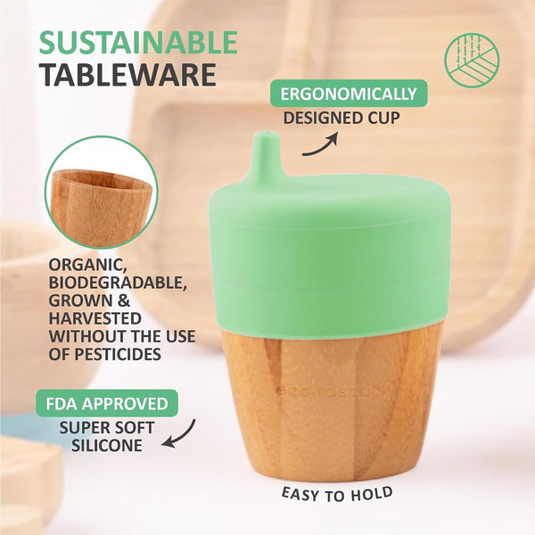 Eco rascals Bamboo Small Green Cup - 190ml