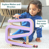 Curious Cub Wooden Car Tracker Ramp Racer Toy - Dezine Kids