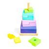 Curious Cub Logical Stacker Improves Hand Eye Coordination Shape Sorter & Stacker - Dezine Kids