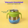 Basil Insulated Food Jar with Carry handle & Spork - Blueberry