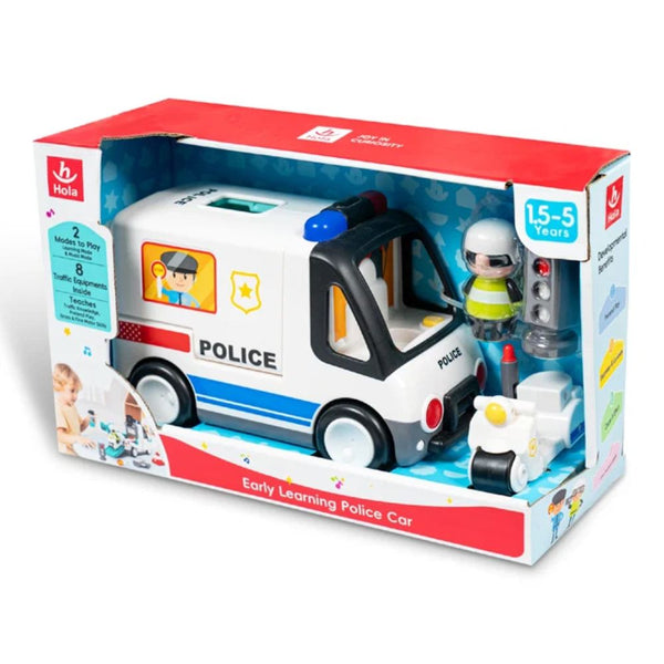 Hola Early Learning RC Police Car with Lights & Sounds - Dezine Kids