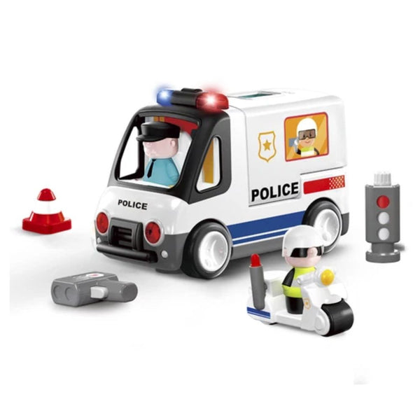 Hola Early Learning RC Police Car with Lights & Sounds - Dezine Kids