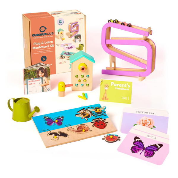 Curious Cub Montessori Wooden Play & Learning Activity Kit - Level 8 (16+M) - Dezine Kids