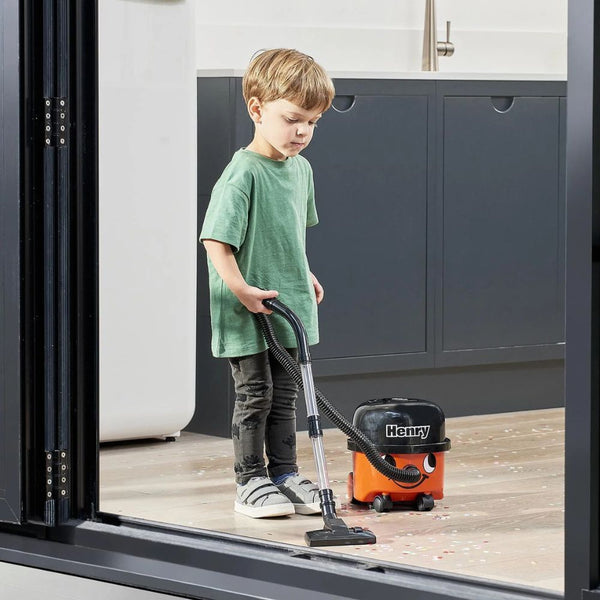 Casdon Vacuum Cleaner Toy for Kids with Working Suction - Henry
