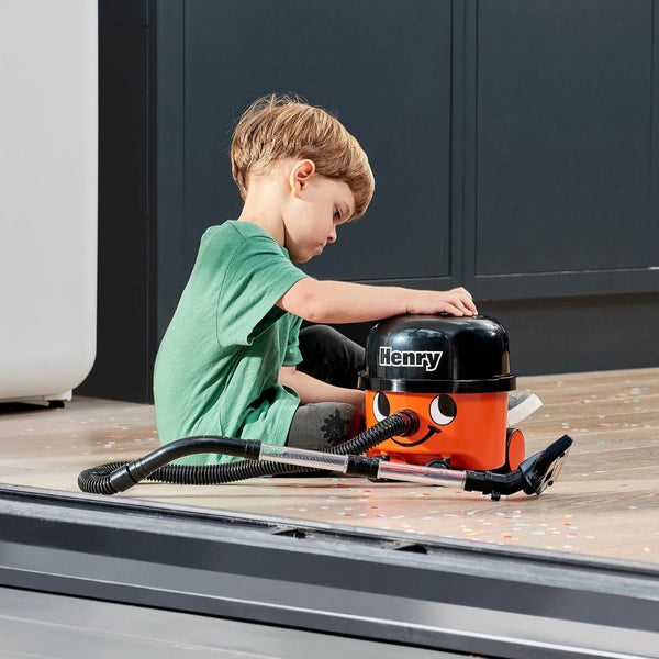 Casdon Vacuum Cleaner Toy for Kids with Working Suction - Henry