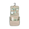 Beaba Grooming Kit, Hanging Toiletry Pouch with 9 Accessories - Sage Green