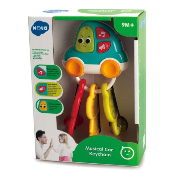 Hola Car Keychain Sensory Development Toy for Toddlers - Dezine Kids