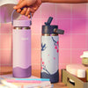 Basil Insulated Stainless steel bottle with Carry Handle - Classic Lilac